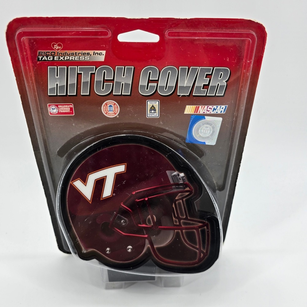 Rico Virginia Tech Hokies Hitch Cover NCAA Football Helmet Maroon NEW